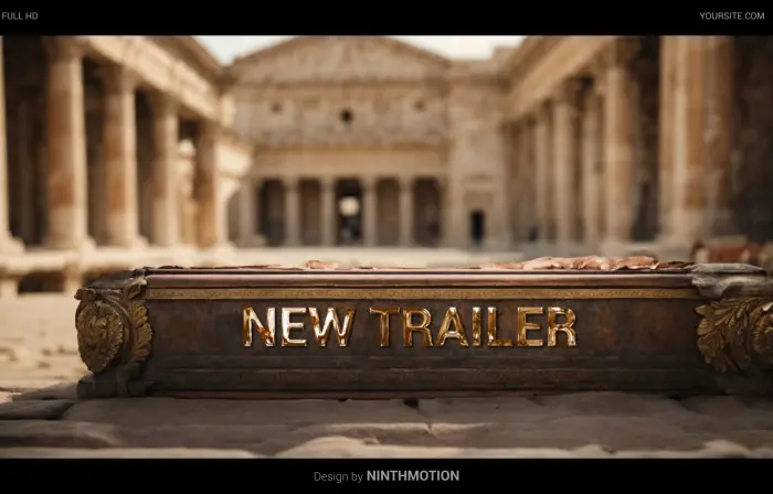 Historical Roman Action Movie 3D Trailer